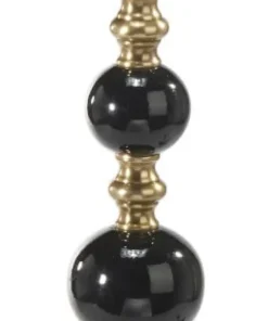 ABBEY Lampfot 60cm Svart/Antikmässing