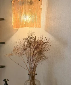ABELONE Vägglampa 25cm Svart/Amber