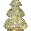 ABETE Glasdekoration Batteri 18cm Grön