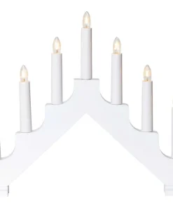 ADA Ljusstake 7L 37,5cm Vit