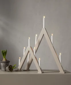 ALBO Ljusstake 5L 66cm Beige