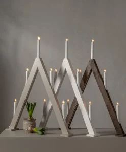 ALBO Ljusstake 5L 66cm Beige
