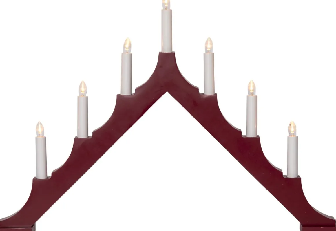 ALMA Ljusstake 40CM Röd