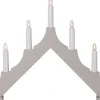ALMA Träljusstake 33,5cm Beige