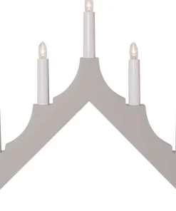 ALMA Träljusstake 33,5cm Beige