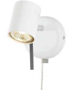 ALPHA Väggspot Vit 13cm