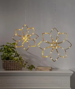 AMAZE Hängande dekoration 40cm 48LED Guld