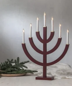 ANNO Ljusstake 7L 71cm Röd