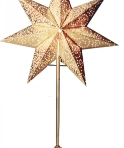 Antique Stjärna på fot Guld