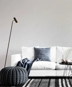 ARTIC Golvlampa Dimbar 140cm Svart/Stål