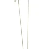 ARTIC Golvlampa LED Dubbel 137cm Vit/Krom