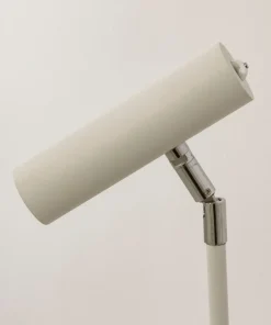 ARTIC Golvlampa LED Dubbel 137cm Vit/Krom
