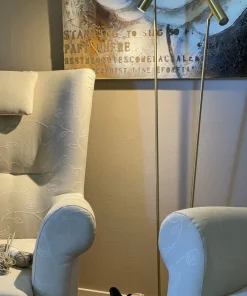 ARTIC Golvlampa LED Dubbel 137cm Matt Mässing