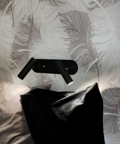 ARTIC Vägglampa LED Dubbel 30cm Svart/Krom
