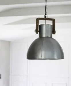 ASHBY SINGLE Tak/Fönsterlampa 29cm Pale Silver