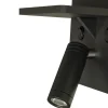 ASTOR Väggspot USB16cm Svart