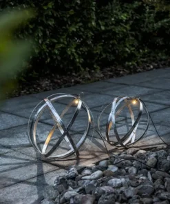 ASTRI Solcellsdekoration 30cm Silver IP44