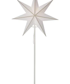ASTRO Stjärna på fot 74cm Vit