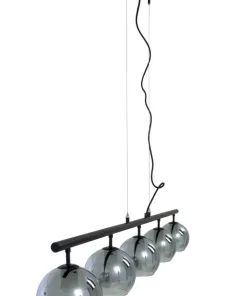 ATOM Taklampa 5:a Rak 114cm Svart/Rökgrå