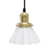 AUGUST Fönsterlampa Veckad 15cm Mässing/Opal