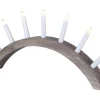 AURA Träljusstake 58cm Brun