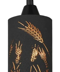 AX Fönsterlampa 8cm Svart/Guld