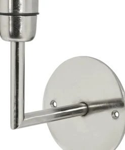BASE Vägglampa 13cm Matt Krom