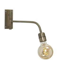 BASE Vägglampa 34cm Rustik Guld