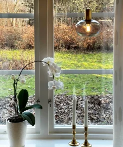 BELL Fönsterlampa 16cm Matt Mässing/Rök