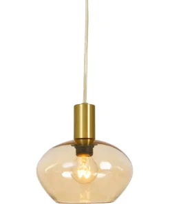 BELL Fönsterlampa 16cm Matt Mässing/Amber