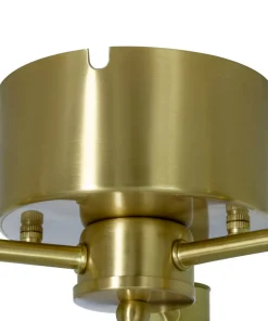 BELL Plafond 3-arm 42cm Matt Mässing/Rök