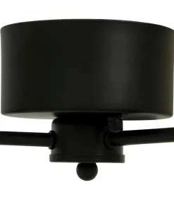 BELL Plafond 3-arm 42cm Svart/Opalvit