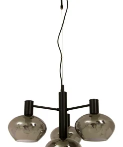 BELL Taklampa 4:a 47cm Svart/Rökgrå