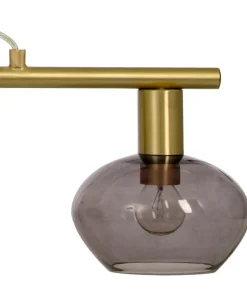 BELL Taklampa 3:a Rak 70cm Matt Mässing/Rök
