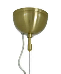 BELL Taklampa 35cm Matt Mässing/Rök