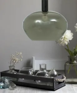 BELL Taklampa 35cm Svart/Rökgrå