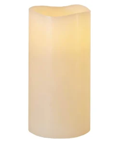 BIG LED-Blockljus 20cm Elfenben