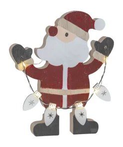 BILLY Inomhusdekoration Tomte Batteri 17cm