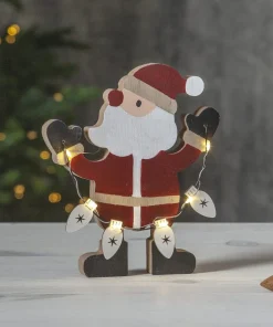 BILLY Inomhusdekoration Tomte Batteri 17cm