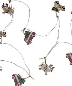 BILLY Ljusslinga Batteri 1,8m 10LED Varmvit/Flerfärgad