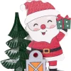 BILLY Ljusstake Tomte 14cm Flerfärgad