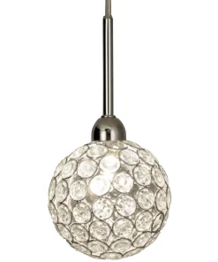 BLING Fönsterlampa 20cm Krom/Klar