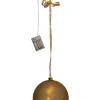 BLISS Glaskula Batteri 21cm 20LED Guld