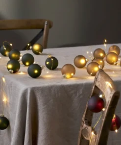 BLISS Ljusslinga Batteri 1,6m 22LED Varmvit/Guld