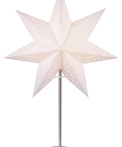BOBO Stjärna på fot 51cm Vit