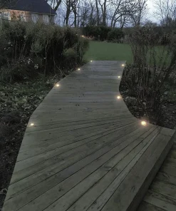 BOLTHI Decklight 4-Pack 3,5cm Stål 12V IP67