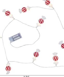 BONBON Ljusslinga Batteri 1,35m 10LED Varmvit