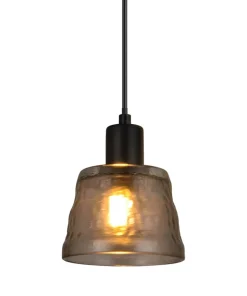 BONNIE Fönsterlampa 13cm Svart/Rökfärgad