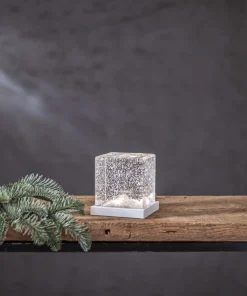 Bordsdekoration Frost Kub 11cm