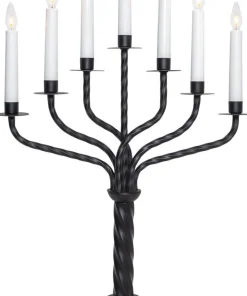 BORE Ljusstake 7L 56cm Svart